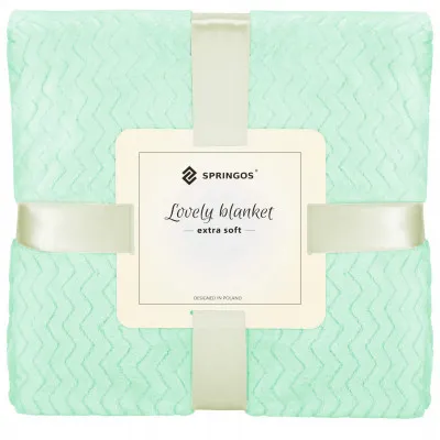 Deka 130x180 cm Springos Splendit zelená