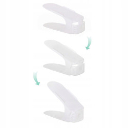 Organizér na topánky biely SPRINGOS HA3009