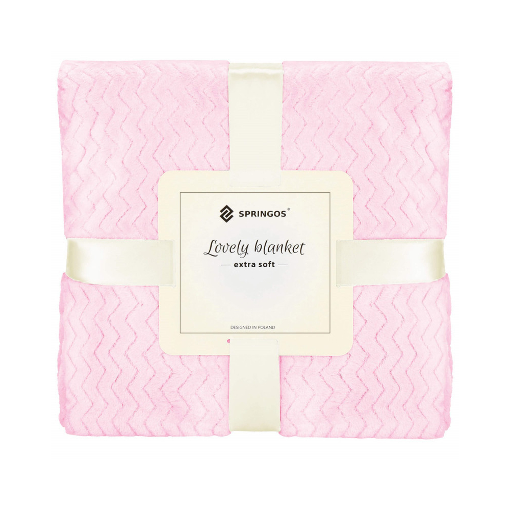 Deka 200x220 cm Springos Splendit růžová