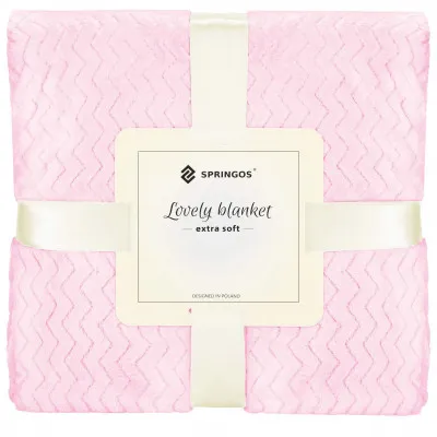 Deka 200x220 cm Springos Splendit růžová