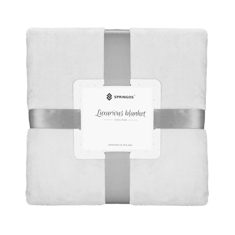 Deka 200x220 cm Springos Grande svetlo šedá