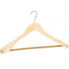 Drevené ramienka na šaty 45 cm, prírodné SPRINGOS HG0050