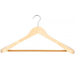 Drevené ramienka na šaty 45 cm, prírodné SPRINGOS HG0050