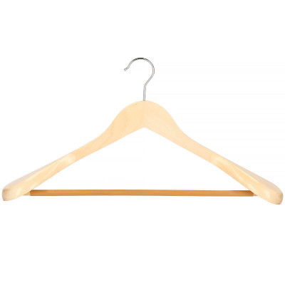 Drevené ramienka na šaty 45 cm, prírodné SPRINGOS HG0050