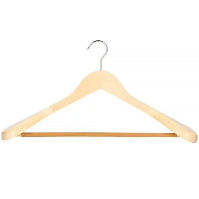 Drevené ramienka na šaty 45 cm, prírodné SPRINGOS HG0050