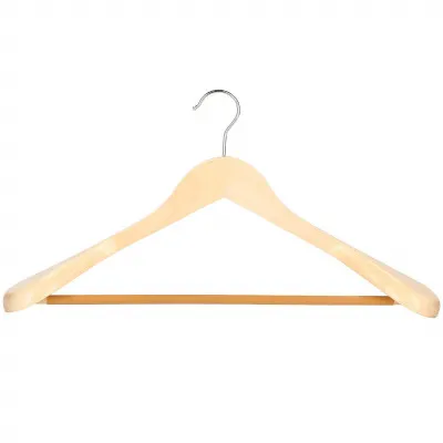 Drevené ramienka na šaty 45 cm, prírodné SPRINGOS HG0050