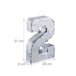 Piňatá rozbíjacie SPRINGOS NUMBER 2