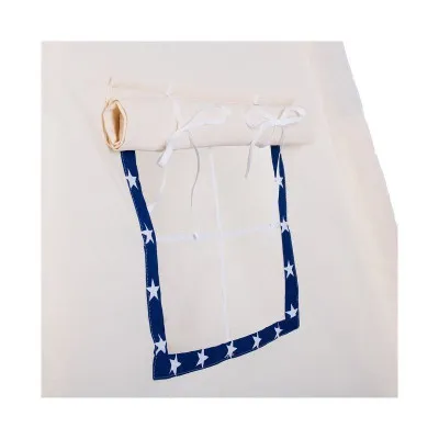 Teepee stan pre deti SPRINGOS Tmavo modrý s hviezdami
