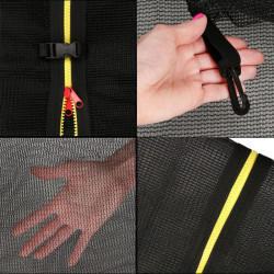 Vnútorná ochranná sieť na trampolínu 396 cm / 8 tyčí SPRINGOS