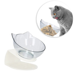 Plastová miska so stojanom pre psa / mačku SPRINGOS