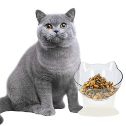 Plastová miska so stojanom pre psa / mačku SPRINGOS