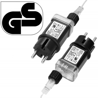 LED reťaz Nano - 30m, 300LED, 8 funkcií, ovládač, IP44, studená biela