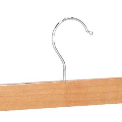 Drevené ramienka s klipmi na nohavice 32,5 cm, prírodná, sada 2ks SPRINGOS HG0055