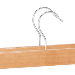 Drevené ramienka s klipmi na nohavice 32,5 cm, prírodná, sada 2ks SPRINGOS HG0055