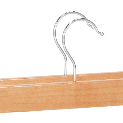 Drevené ramienka s klipmi na nohavice 32,5 cm, prírodná, sada 2ks SPRINGOS HG0055