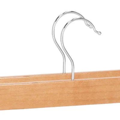 Drevené ramienka s klipmi na nohavice 32,5 cm, prírodná, sada 2ks SPRINGOS HG0055