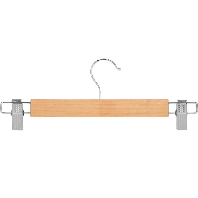 Drevené ramienka s klipmi na nohavice 32,5 cm, prírodná, sada 2ks SPRINGOS HG0055