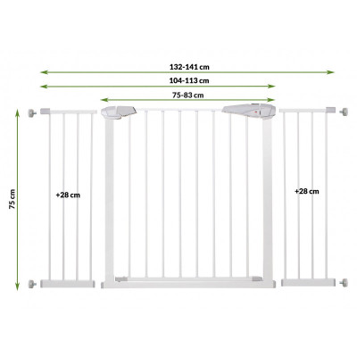 SG0001 OCHRANNÁ LIŠTA, VEĽKOSŤ 76-85 CM PRUŽINY