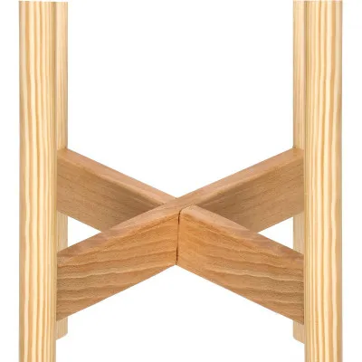 Drevený stojan na kvety 35 cm, prírodný SPRINGOS QAURTER