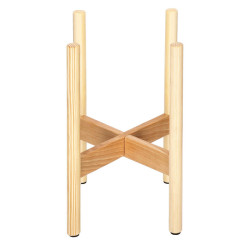 Drevený stojan na kvety 35 cm, prírodný SPRINGOS QAURTER
