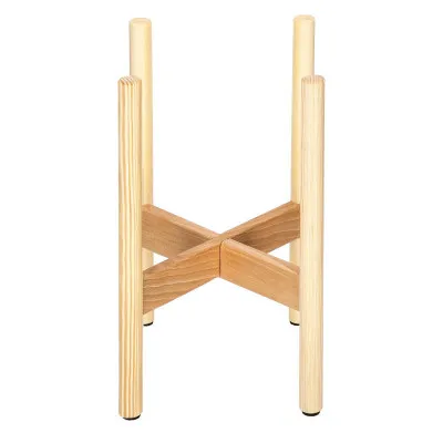 Drevený stojan na kvety 35 cm, prírodný SPRINGOS QAURTER