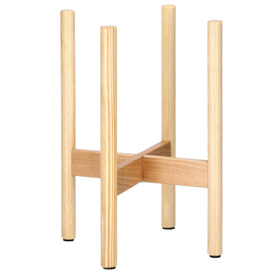 Drevený stojan na kvety 35 cm, prírodný SPRINGOS QAURTER