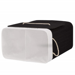 Kôš na bielizeň 100l SPRINGOS BAMBUS LAUNDRY čierny