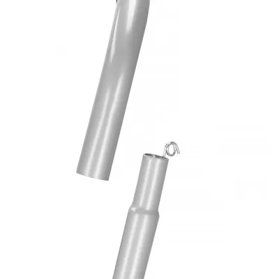 Skladacie ležadlo SPRINGOS KORFU šedé