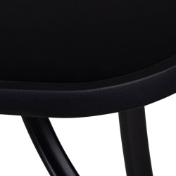 Záhradný stôl 150x90 cm SPRINGOS TOSCANA BLACK čierny