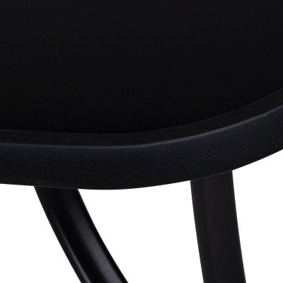 Záhradný stôl 150x90 cm SPRINGOS TOSCANA BLACK čierny