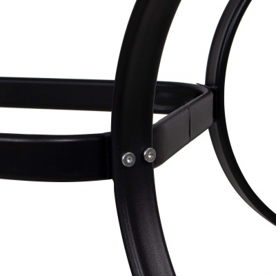 Záhradný stôl 150x90 cm SPRINGOS TOSCANA BLACK čierny