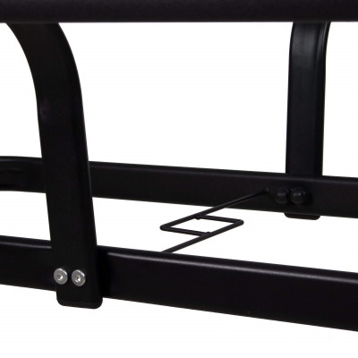 Záhradný stôl 150x90 cm SPRINGOS TOSCANA BLACK čierny