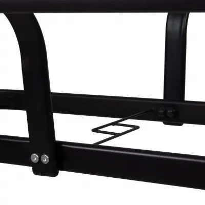 Záhradný stôl 150x90 cm SPRINGOS TOSCANA BLACK čierny