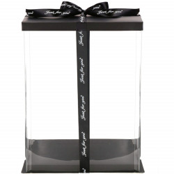 Medvedík z ruží 30 cm, červený s bielym srdcom SPRINGOS ROSE BEAR