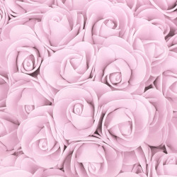 Medvedík z ruží 30 cm, ružový SPRINGOS ROSE BEAR