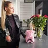Medvedík z ruží 30 cm, ružový SPRINGOS ROSE BEAR