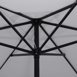 Záhradný slnečník 250 cm, svetlo šedý SPRINGOS SUNNY GU0022