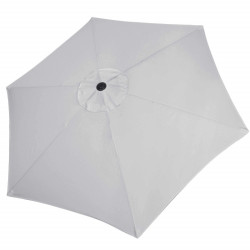 Záhradný slnečník 250 cm, svetlo šedý SPRINGOS SUNNY GU0022