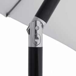 Záhradný slnečník 250 cm, svetlo šedý SPRINGOS SUNNY GU0022