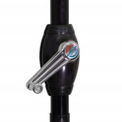 Záhradný slnečník 250 cm, svetlo šedý SPRINGOS SUNNY GU0022