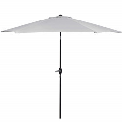 Záhradný slnečník 250 cm, svetlo šedý SPRINGOS SUNNY GU0022