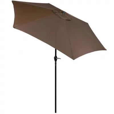 Záhradný slnečník 250 cm, hnedý SPRINGOS SUNNY GU0023