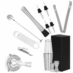 Barmanská sada 14 dielov, nerezová SPRINGOS TERMINI