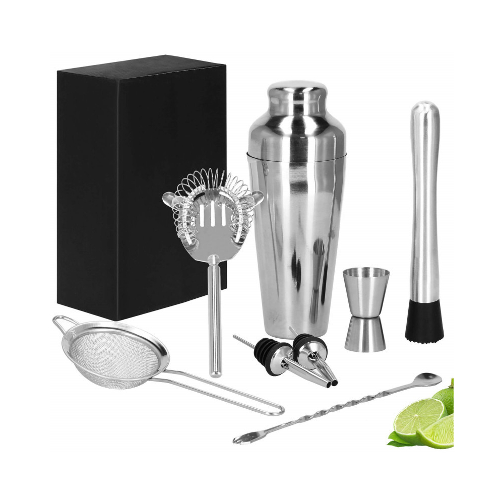 Barmanská sada 8 dielov, nerezová SPRINGOS AMBASADOR