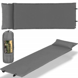 Samonafukovacia karimatka s vankúšom 186x53x2, 5 cm, šedá SPRINGOS ROVER