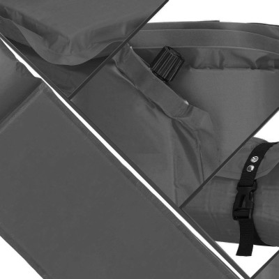 Samonafukovacia karimatka s vankúšom 186x53x2, 5 cm, šedá SPRINGOS ROVER