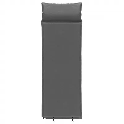Samonafukovacia karimatka s vankúšom 186x53x2, 5 cm, šedá SPRINGOS ROVER