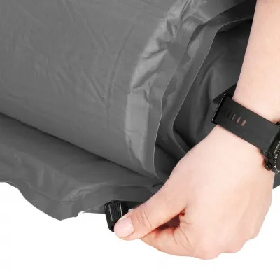 Samonafukovacia karimatka s vankúšom 186x53x2, 5 cm, šedá SPRINGOS ROVER