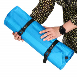 Samonafukovacia karimatka s vankúšom 186x53x2, 5 cm, modrá SPRINGOS ROVER