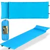 Samonafukovacia karimatka s vankúšom 186x53x2, 5 cm, modrá SPRINGOS ROVER